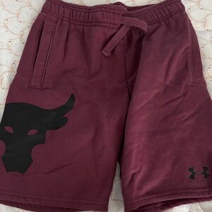 Under Armour Men's Maroon Athletic Shorts